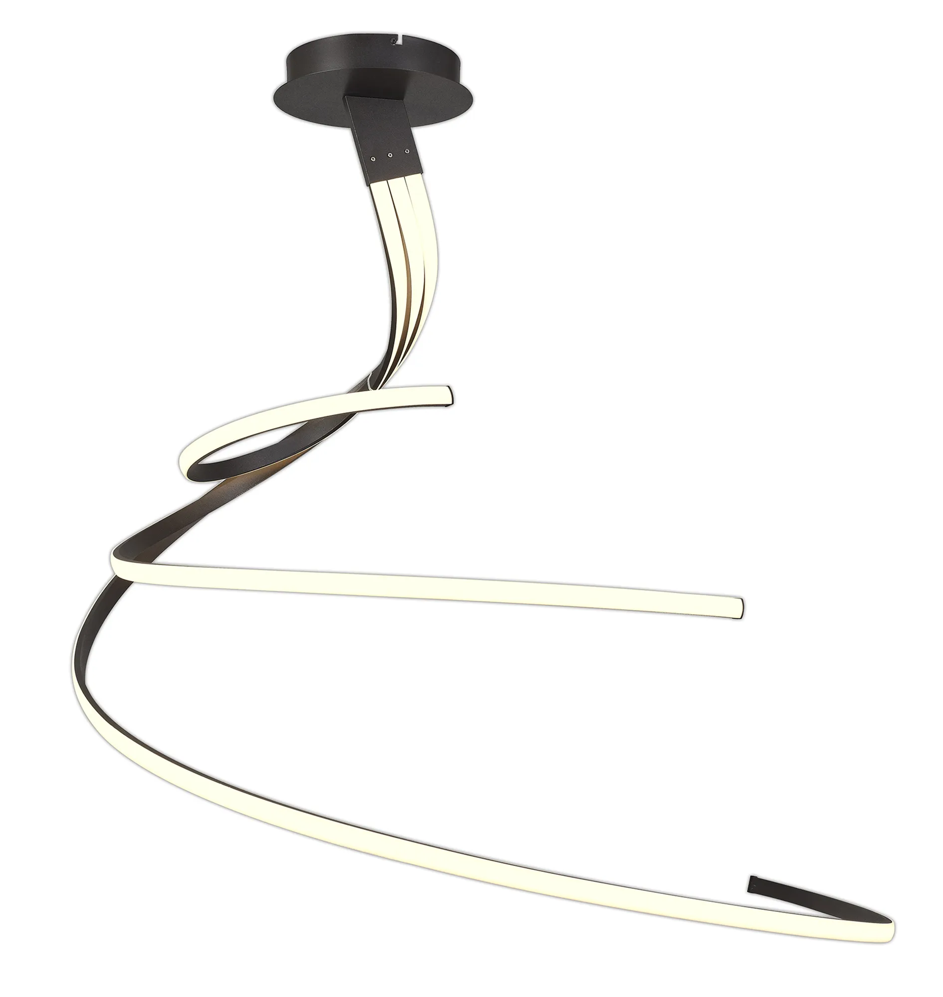 M5807  Nur Brown Oxide XL Semi Flush LED 80W